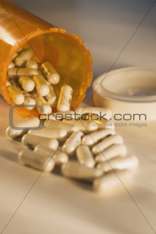 Spilled Bottle of Pills