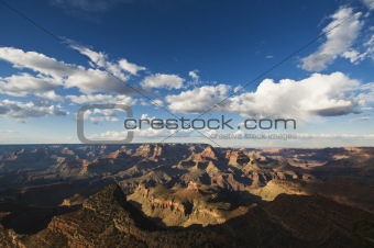 Grand Canyon during the day with blue sky