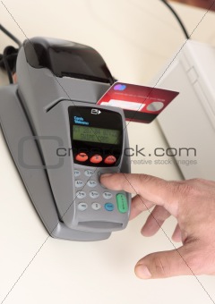 Credit or debit card transaction
