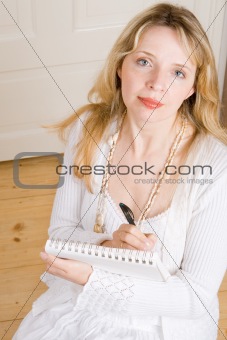 A business woman taking notes (2)