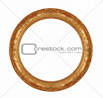 antique frame with clipping path