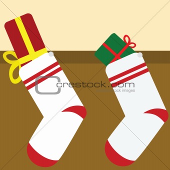 Gifts in the socks 