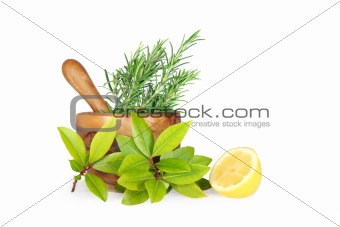 Fresh Herbs and Lemon