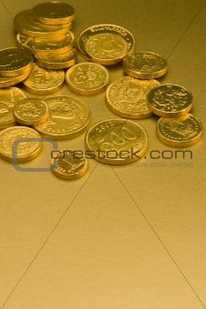 Gold Chocolate coins