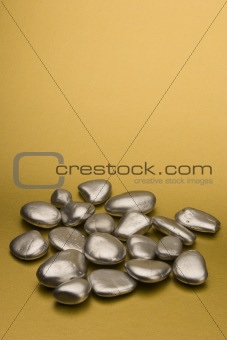 Silver pebbles