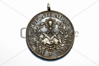 ancient freemasonry medal