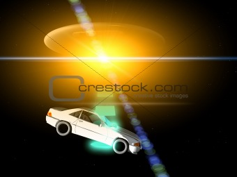 Car And UFO 66