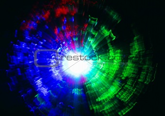 Colorful explosion (space enlargement)