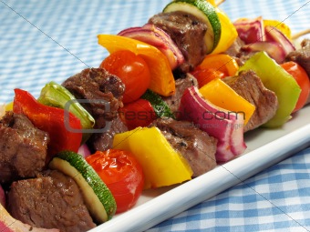 Steak & Vegetable Kebabs
