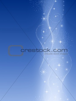 Blue festive Christmas, New Years, anniversary background