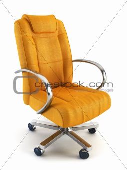 armchair for boss 3d rendering