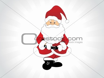 vector background with christmas santa claus