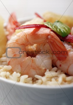 shrimps and rice