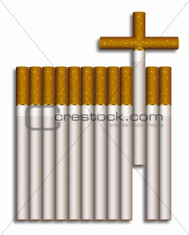 Cigarette cross