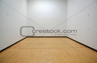 Empty Racquetball Court