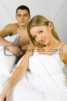 Couple in the bed