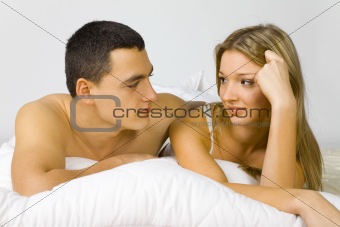 Couple in the bed
