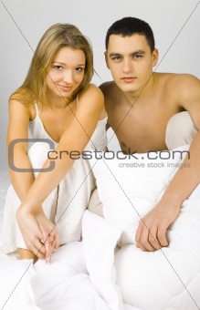 Couple in the bed