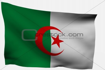 Algeria 3D flag