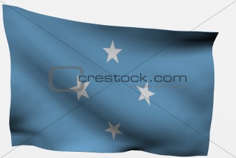 Micronesia 3d flag