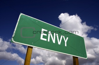 Envy Road Sign - 7 Deadly Sins Series