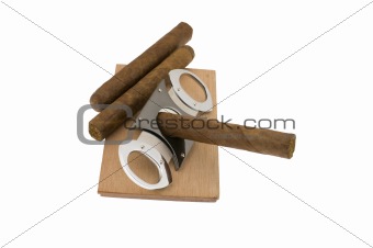 Cigar and a guillotine
