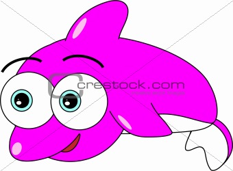 Cute Pink Dolphin