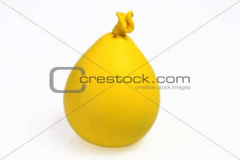 Yellow kneating ballon