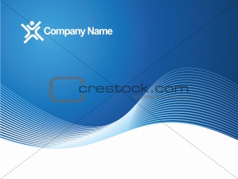 Abstract business background, with a logo