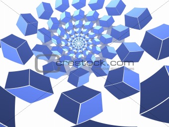 Spiraled Cubes