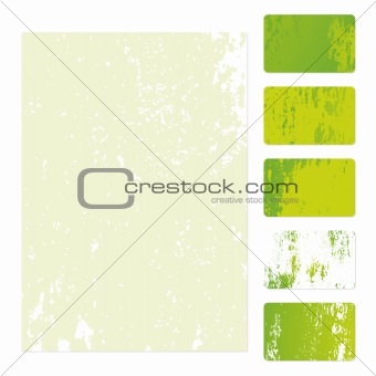 Grunge Business Cards Template