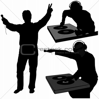 DJs 07 - Deejay silhouettes