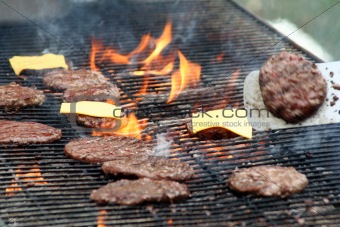 Burgers on the Grill