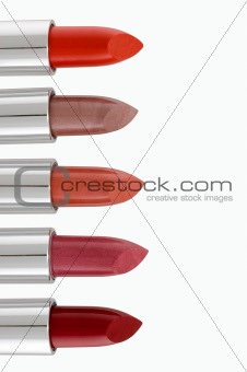 Palette of lipsticks 