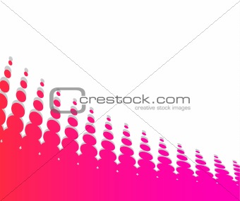Background with pink circles. Vector