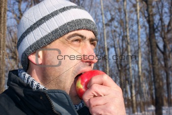 Taste of a winter apple