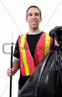 Happy Garbage Cleaner