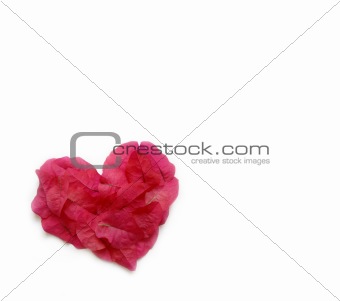 Pink Petal Heart
