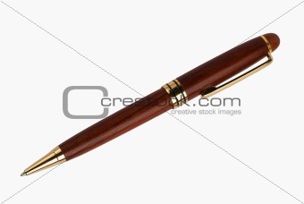 Ball point pen isolated on white