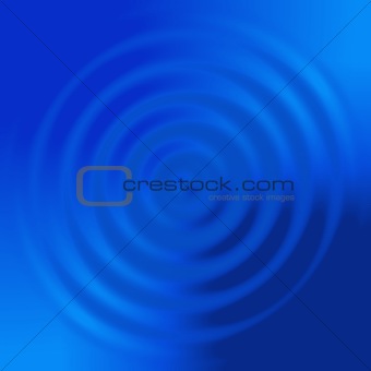 abstract blue concentric circles