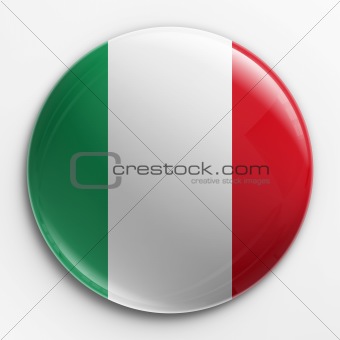 Badge -Italian flag