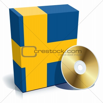 Swedish software box and CD