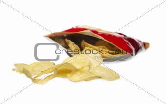Bag of potato crisps