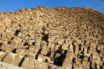 The image of pyramids in Egypt, Cairo, Giza