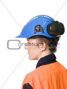 Female Building worker