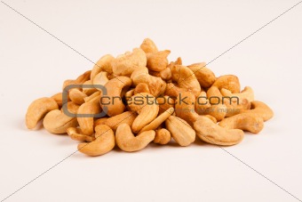 Pile of Cashew nuts