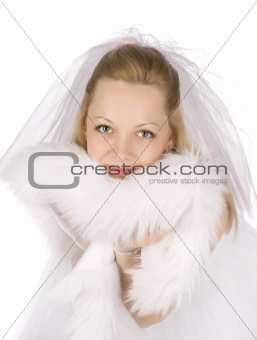 Bride with furs