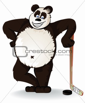 Hockey panda