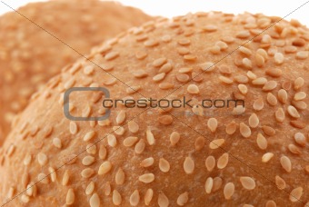 bun for sandwich close up