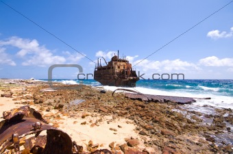 caribbean shipwreck